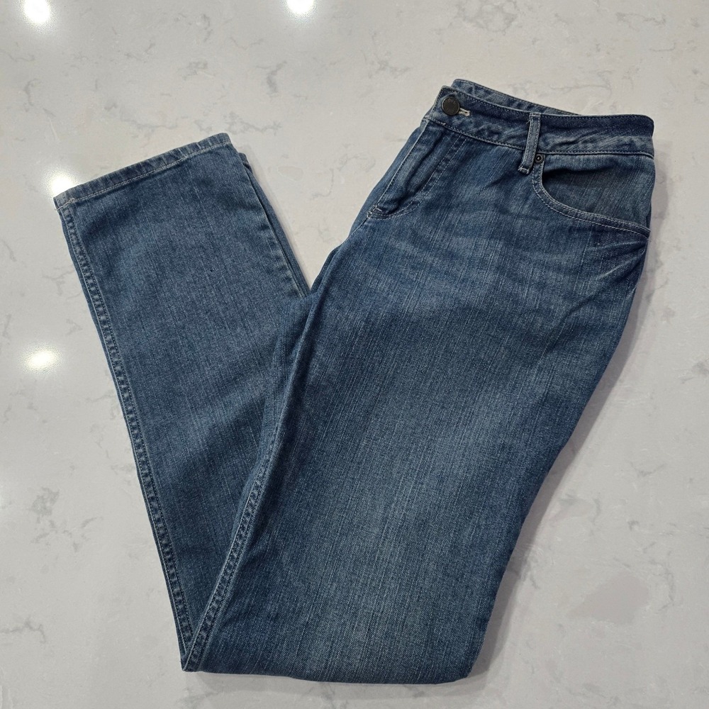 J. Jill Womens 6 Medium Wash Blue Stretch Straight Leg Jeans Classic Denim